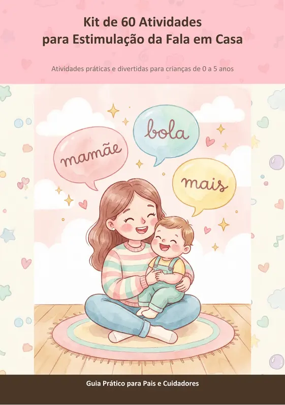 Mais de 60 atividades organizadas por idade para estimular a fala do ...
